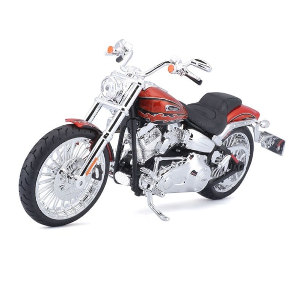 Harley Davidson 2014 CVO, klassisk formgjuten motorcykelmodell, statisk, samlingsleksak, present, 1:12 2004 Dyna Super