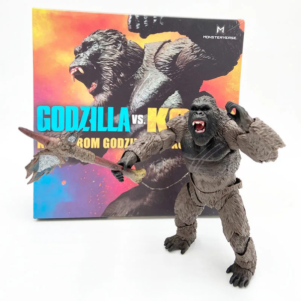 SHM Kingkong Film Godzilla VS King Kong Actionfigur Collection Modell Dockleksaker Figurin Pojkar Present