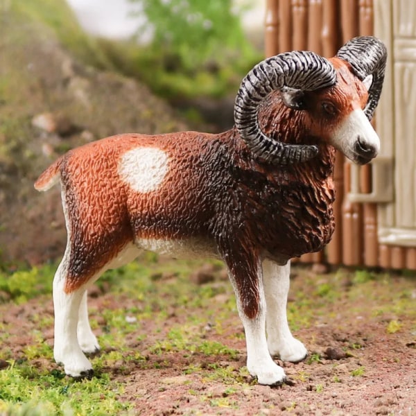 Realistisk Vilda Skogsgårdsdjur Modell Simulering Get Lamm Antilop Ranchfigur Actionfigur Dekoration Utbildning Barnleksak