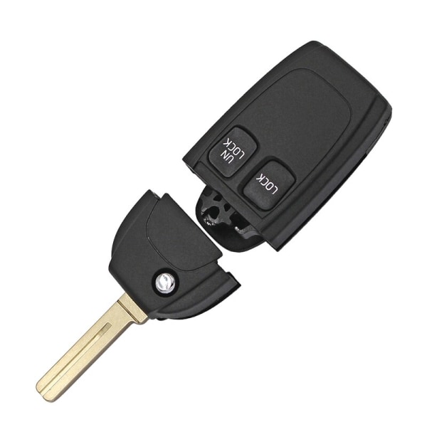 Ecusells-Coque de key fjärrkontroll fällbar med 2/3/4/5 knappar, för Volvo 850 960 C70 S40 S60 S70 S80 S90 V40 V70 V90 XC70 XC90 B