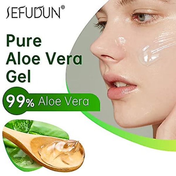 Aloe Vera Gel, Ren Aloe Vera Gel, Ekologisk 100 % naturlig fuktgivande kräm  för ansiktet Kroppslindrande fuktgivande c78c | Fyndiq