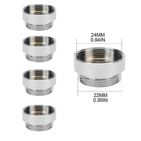 5-delad kranadapter-set kök hane koppling vattenrenare kranadapter -2- (hy)