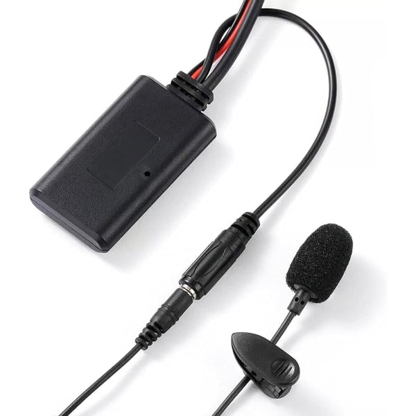 Bluetooth Aux Audio Adapter Musikkabelmodul med mikrofon kompatibel med Peugeot 207 307 407 607 807 408 508 Citroen C1 C2 C3 C4 C5 C6 C8 DS3