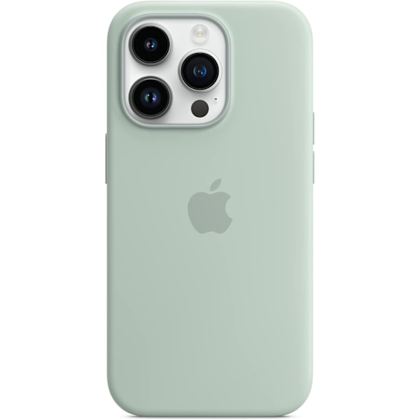 (Særlig kampagne) Apple - Blåt Cactus silikonecover til iPhone 14 Pro