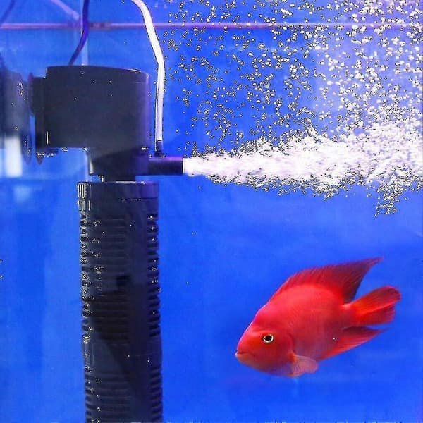 3 i 1 Tyst Luftning Vattenrenare Intern Pump Sänkbar Akvariefilter Syrepump Sänkbar