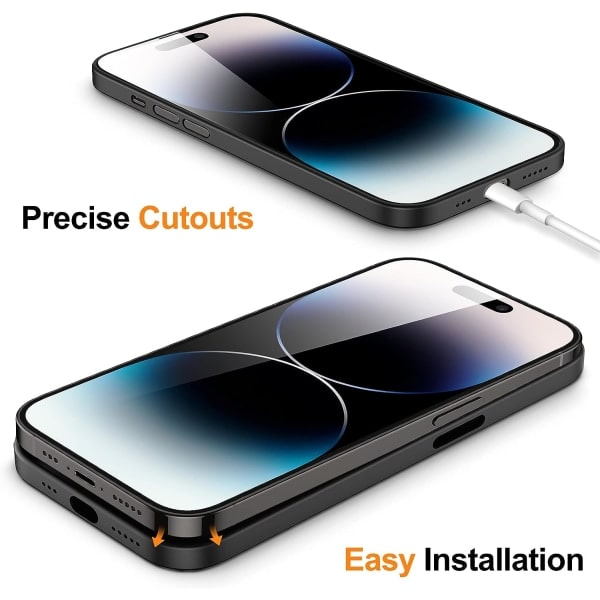 1 stk Ultra Slim (0,35 mm tyndt) cover til iPhone 14 Pro 6,1 tommer