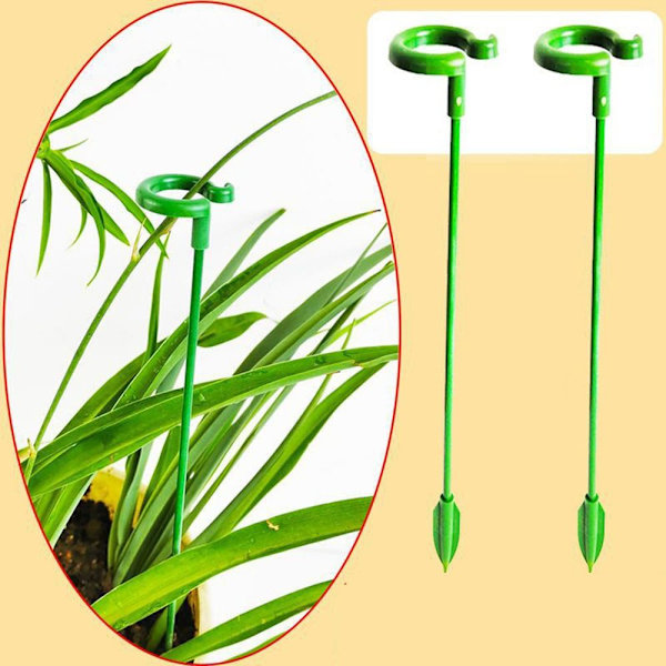 10 stk Plantestøtte Pinde Blomsterstøtte Plantepinde 27CM 10 stk 27 cm 10pcs 27cm 27cm10pcs 10pcs