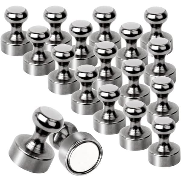 Små stærke kraftfulde magnetiske pushpins til whiteboard, magnetisk