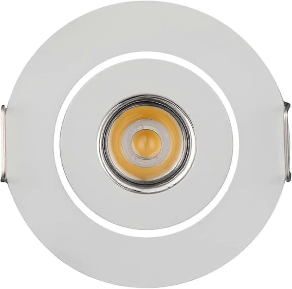 Mini 3W LED Downlights Innfelte Små Tak Innfelte Spotlights, 3000K + Driver