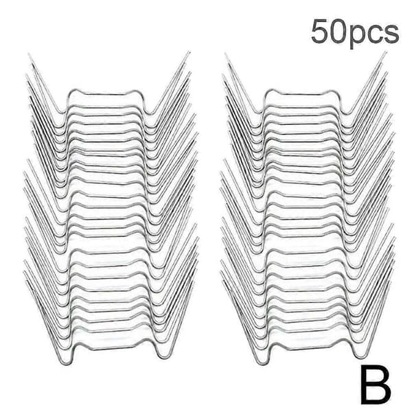 25-100X Rustfrit Stål W Drivhusglas Clips Elite Drivhus Trådclips 50pcs