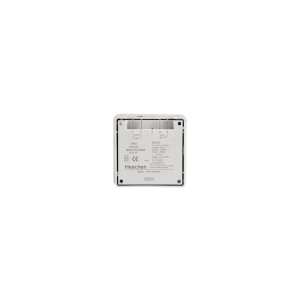 CN101A SPST-brytare med programmerbar timer och LCD-digital display 12V DC 16A Vit med vattentätt skydd