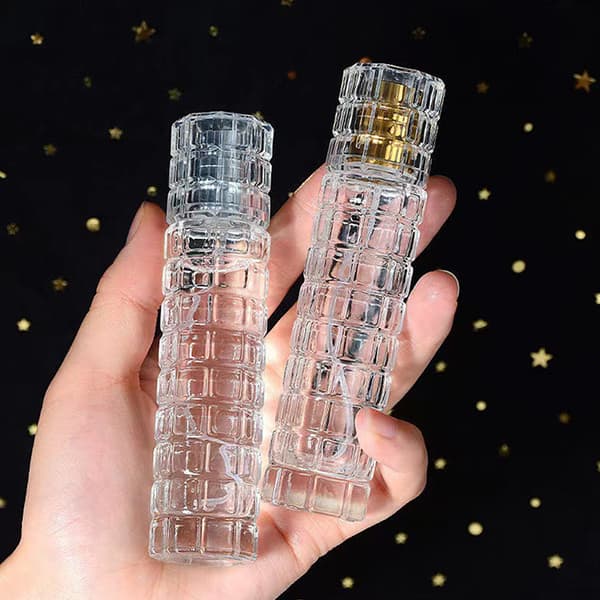 30 ml glas tykbundet cylinder spray parfumeflaske tom Silver