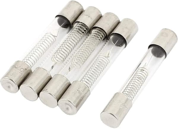Säkring - 5KV Mikrovågsugn - Glasrörssäkring 6mm x 40mm (5-pack, 0,8A)