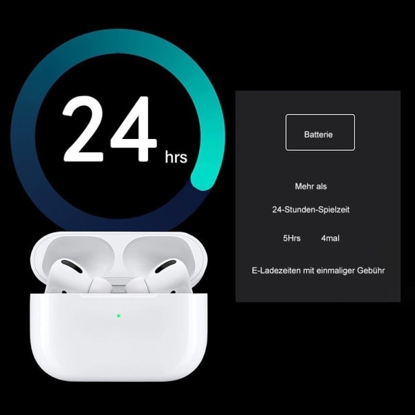 Bluetooth in-ear hörlurar, trådlösa hörlurar, för iPhone och Android