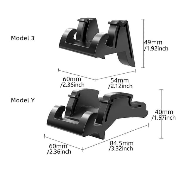 Højtydende silikone biltelefonholder multifunktionel clip-on smartphoneholder sikrer et fast greb til køretøjer