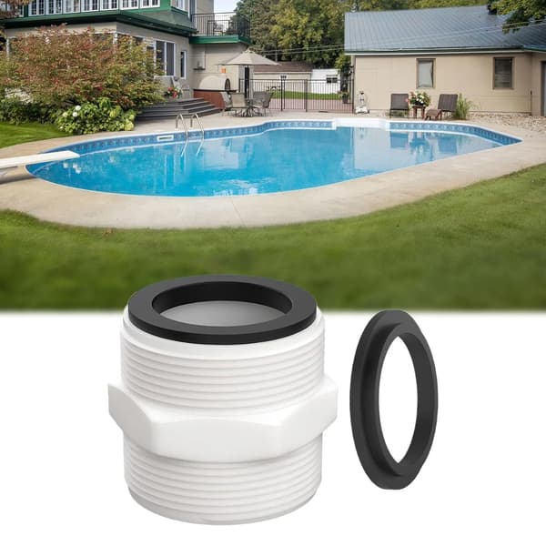 Han til Han Adapter til Ovanjordspools Pumpedele Reservedele 1,5 Tommer Poolpumpeslange Forlængerforbindelse