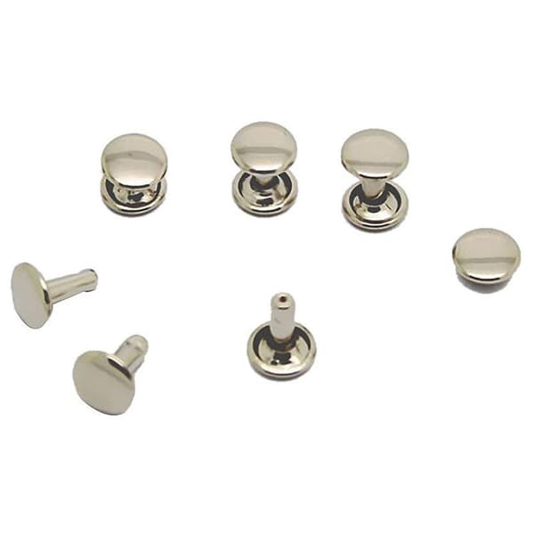 100 kpl DIY Niitit Metalliniitit Piikki - Hopea