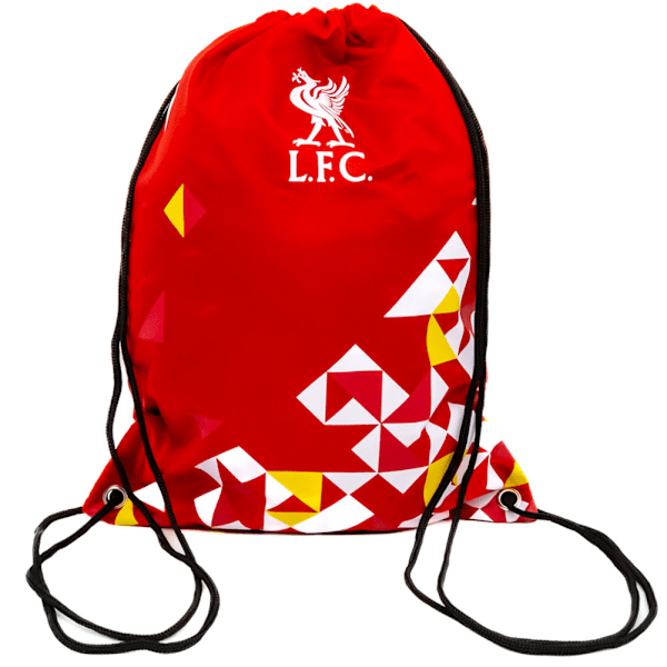 Liverpool FC Particle Drawstring Bag En Størrelse Rød/Hvid/Gul