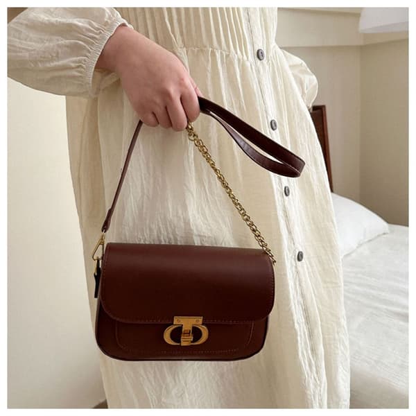 Axelremsväska Crossbody BROWN brown