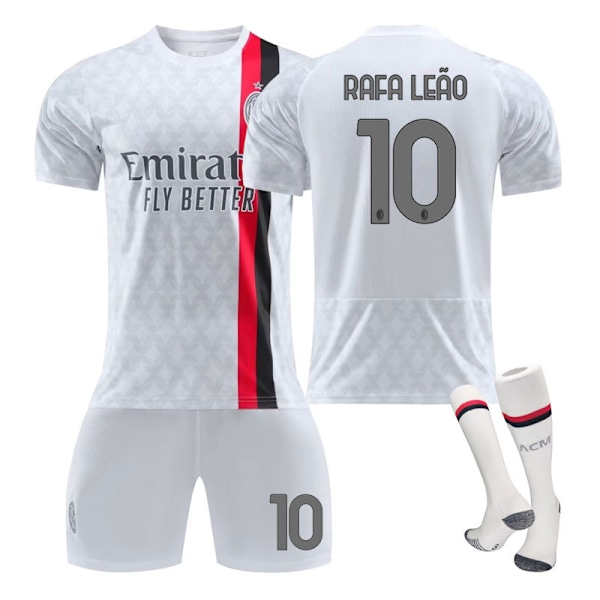 AC Milan Bortaströja säsong 23-24 nr 9 Giroud nr 11 Ibrahimovic fotbollströja nr 10 RAFA LEAO NO.10 RAFA LEAO L