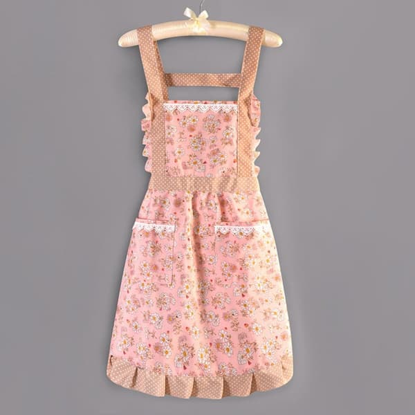 Kjøkkenforkle Prinsesseforkle pink ordinary pocket-ordinary pocket