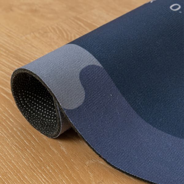Modern Duschrum Badrum Sovrum Halkfri Absorberande Matta Mörkgrå Dark Gray 40x60cm