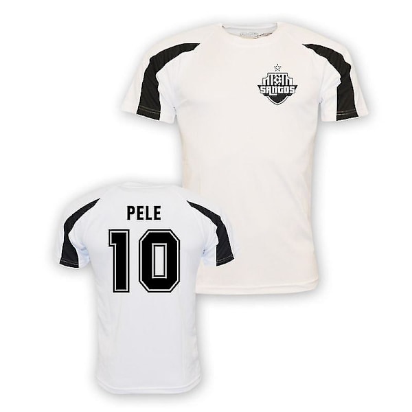 Pele Santos Urheilupaita (valkoinen) - Lapset Whit White XSB (3-4 Years)