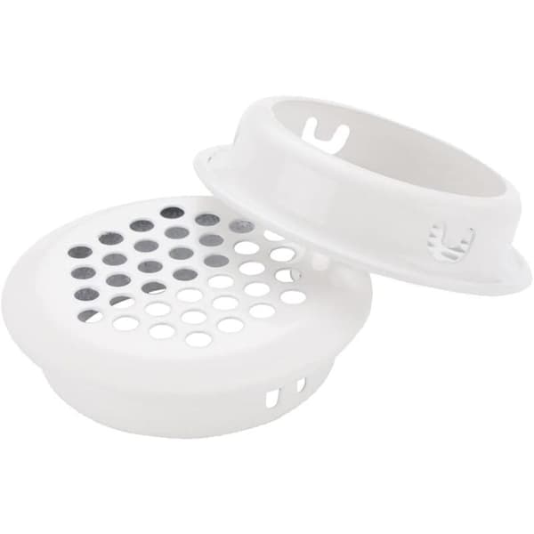 Ventilasjonsgitter 20 stykker 35mm Ventilasjonsgitter Ventilasjonsgitter Ventilasjonsgitter Hull Rustfritt Stål Hvit Rund Ventilasjon