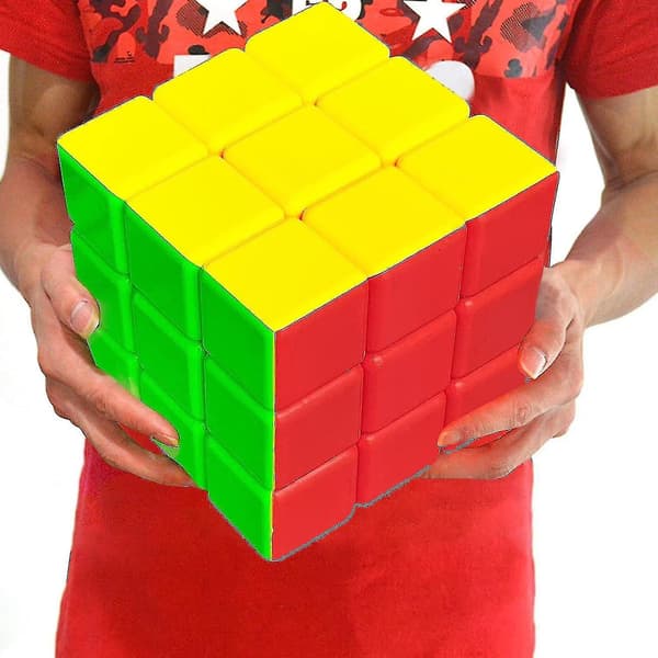 Jätte 3x3 Speed Cube, Stor 3x3 Kubepuslespill Leke (7 tommer)