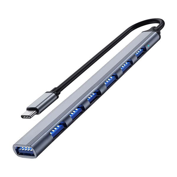 Multi 7-ports Splitter Høj Hastighed 5Gbps Til PC Computer Multiport TYPE C