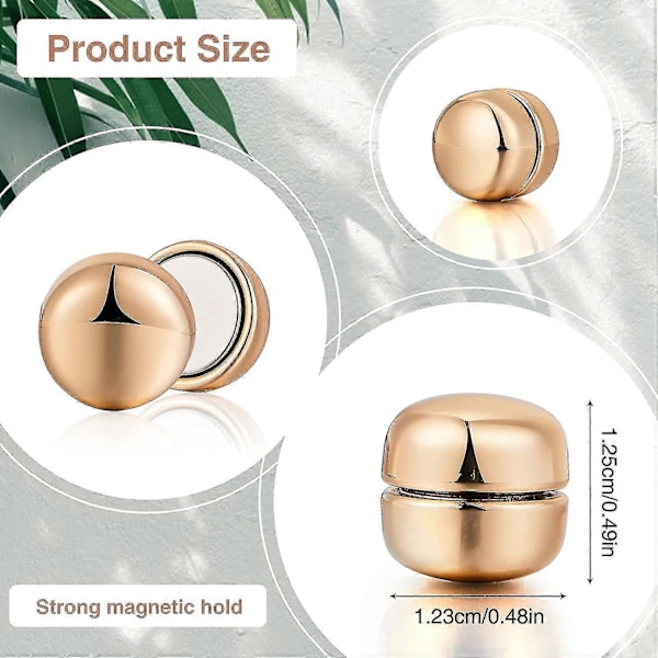 8 st. Hijab Magnetiska Nålar, Multi-användning Hijab Magneter utan Hängare, Multi-användning Halsduk Hijab Magneter