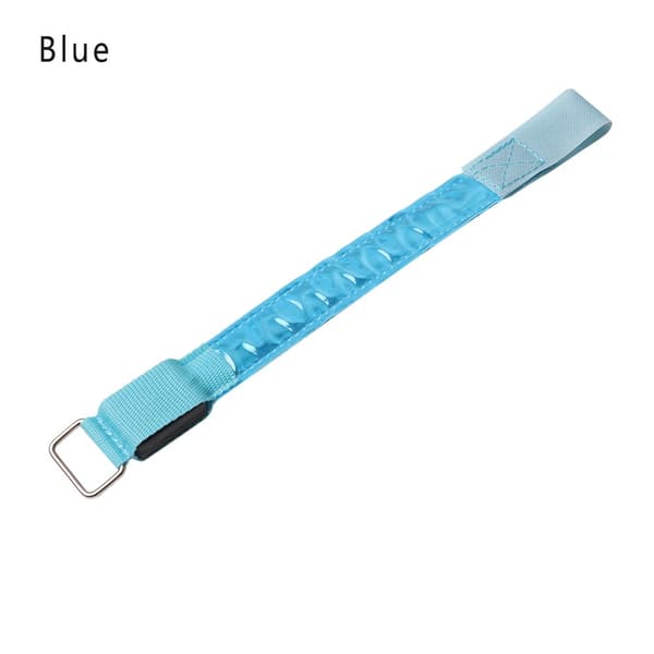 Blinkende Armbånd LED Lys BLÅ USB-LADING USB blå blue USB Charging-USB Charging