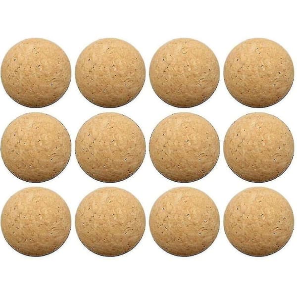Bordfodboldbord plasttilbehør 36mm træ fodbold bordplade korkbold