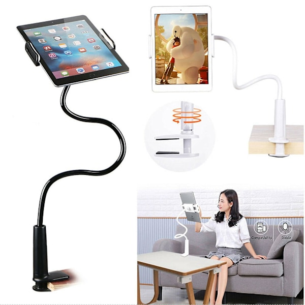(Erikoistarjouksia) Tablettiteline iPad-teline Musta