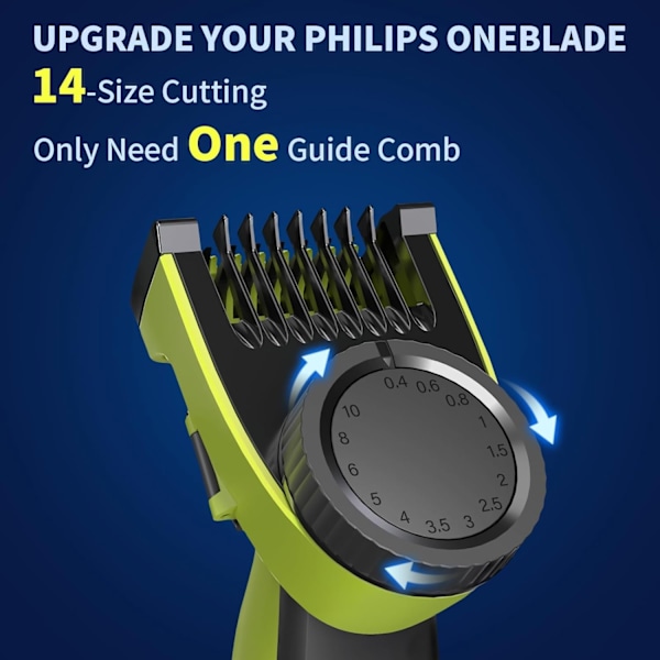 OneBlade justerbar afstandskam 0,4-10 mm