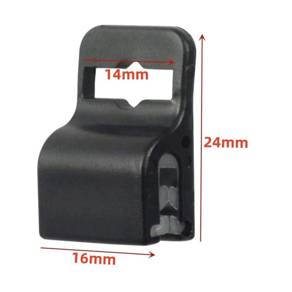 Klemme Kort Klips Sort Swipe Kort Holder