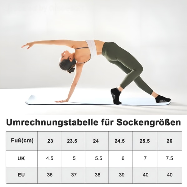 4 par yogastrømper til kvinder og mænd, anti-halkstrømper, stoppestrømper, fitness , Pilates-halkstrømper til yoga, barre, pilates, hjem,
