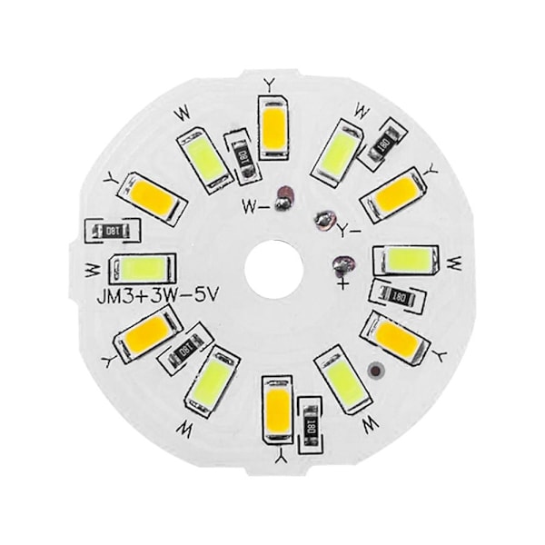 5 stk. LED lyskilde chip lysdioder 3&3W 3&3W 3&3W 3&3W