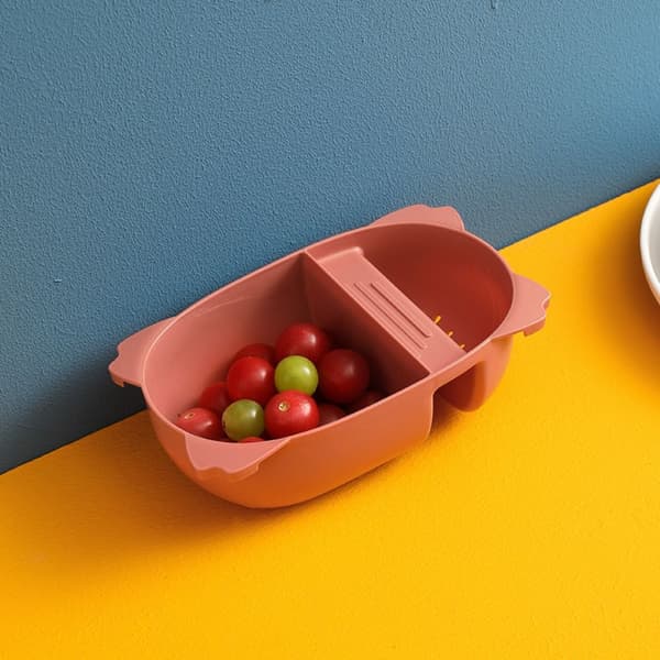 Fruktdørslag Kurv Vask Sil ROSA Pink