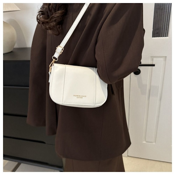 Axelremsväska Messenger Bag VIT White