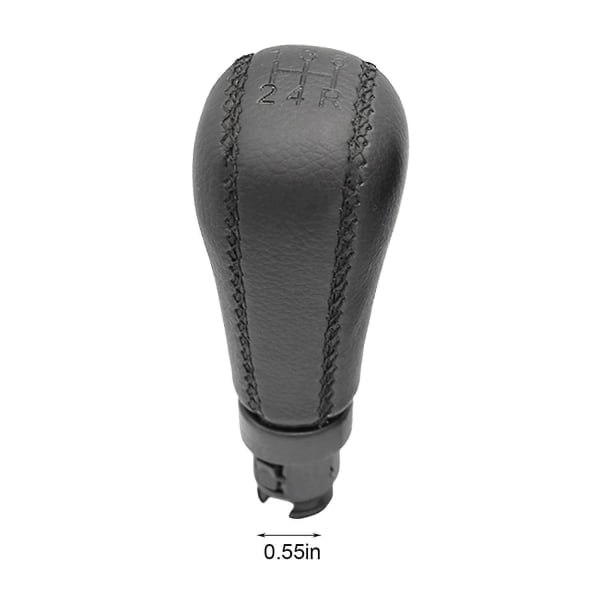 Kompatibel Volvo S60 S80 V70 Xc70 PU Läder Växelspaksknopp Handboll 5 Växlar