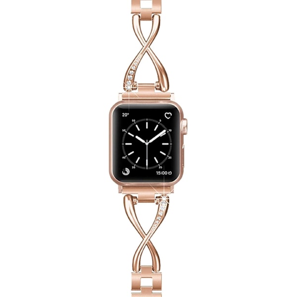 38 mm 40 mm 47 mm Vogue Smyckesklockarmband för Watch Serie Roséguld X (38mm/40mm)