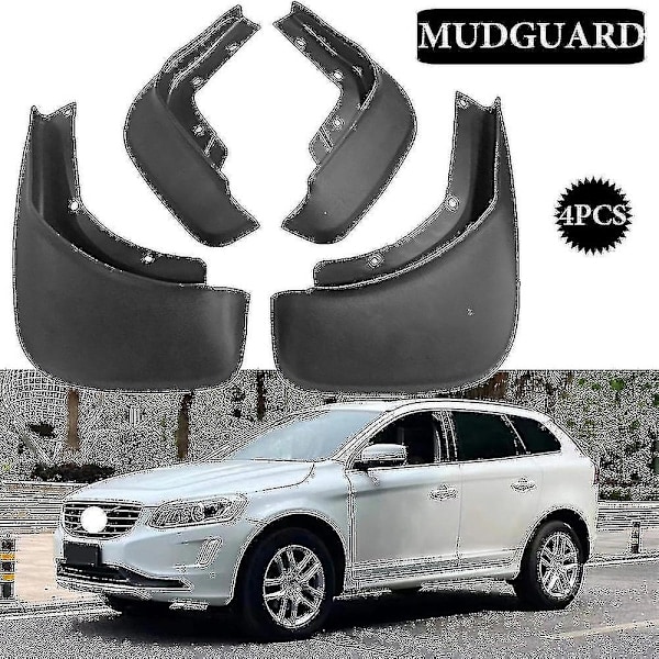 4x Foran og Bakre Sprutlapper for Volvo Xc60 2014 2015 2016 2017 Sprutlapper Sprutlapper Sprutlapper Sprutlapper