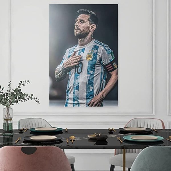 30 x 40 cm, Messi Diamantmaleri Broderi Diamantmaleri Lærred 5d maleri Børn Voksen Strass Lot Puslespil Tegninger Vægdækning Soveværelse Efterår