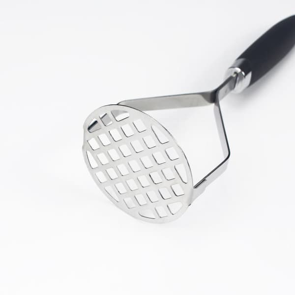 Robust 2-delad mosare, 26 cm, rostfritt stål/svart