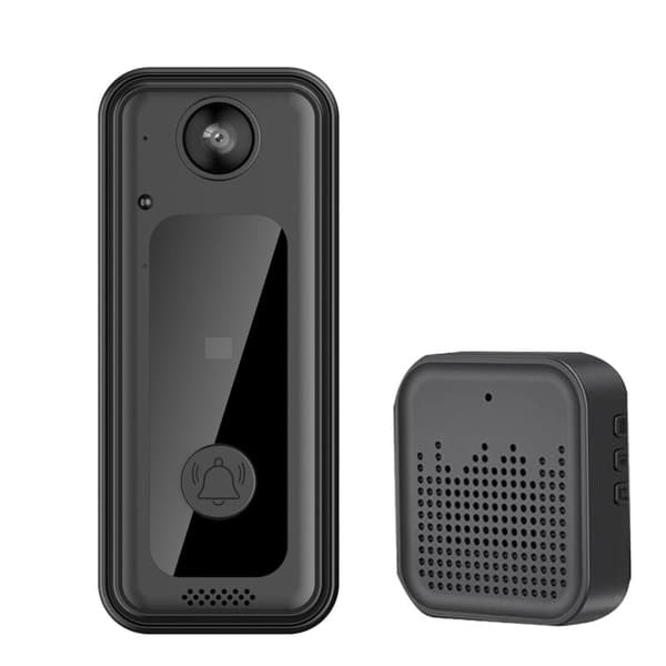 Wifi Smart Video Dörrklocka Stöder Mobiltelefon Fjärrkontroll Högupplöst Vidvinkel Visuell Dörrklocka Set
