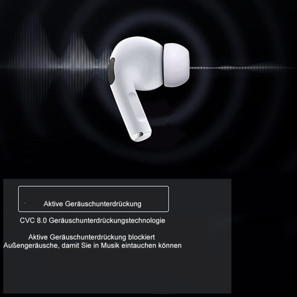 Bluetooth in-ear høretelefoner, trådløse høretelefoner, til iPhone og Android