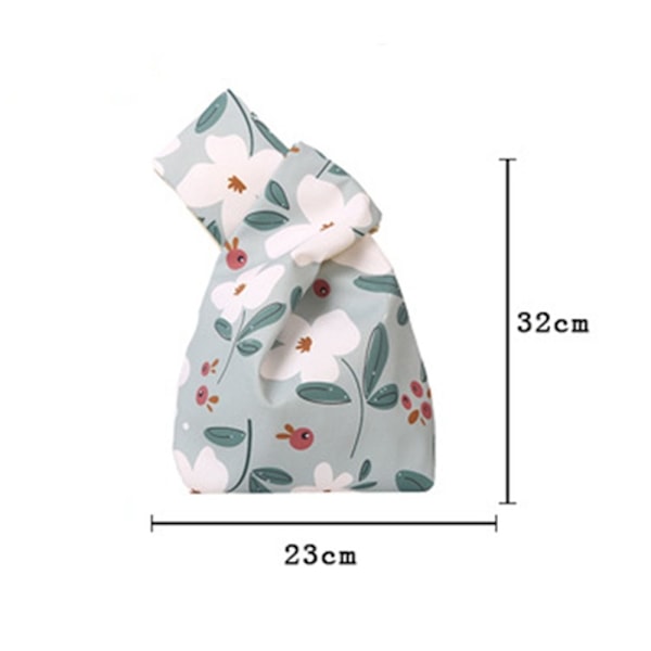 Knyte Håndleddsveske Tote Bag HVIT White