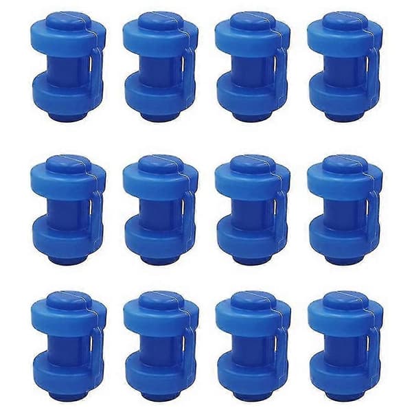 12-pack Trampolinskydd 25 mm Trampolin Ändstycken Som Håller Säkerhetsnätet På Plats