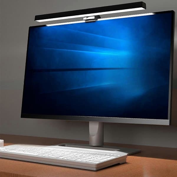 Computer Screen Lamp Hanging Dimmable Laptop Light Bar for Dorm Home White 50cmx6.5cmx10.4cm
